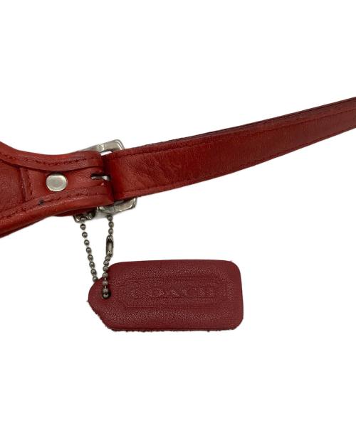 COACH（コーチ）COACH (オールドコーチ) オールドコーチショルダーバッグ レッドの古着・服飾アイテム