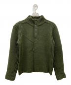 Patagoniaパタゴニア）の古着「モックネック ラムウールニット」｜グリーン