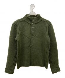 Patagonia（パタゴニア）の古着「モックネック ラムウールニット」｜グリーン