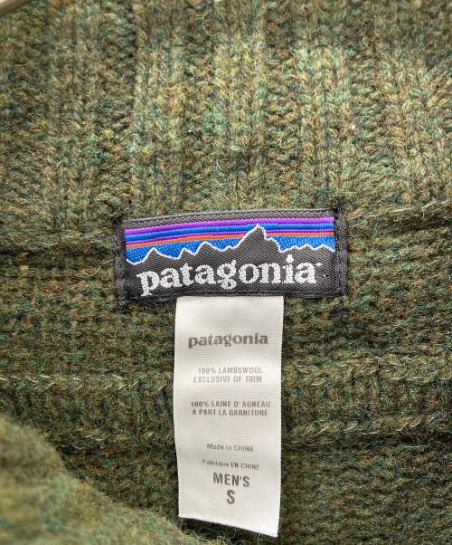 Patagonia（パタゴニア）Patagonia (パタゴニア) モックネック ラムウールニット グリーン サイズ:Sの古着・服飾アイテム
