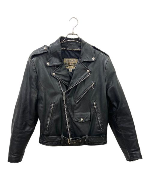 open road（オープンロード）OPEN ROAD (オープンロード) レザーライダースジャケット ブラック サイズ:Mの古着・服飾アイテム