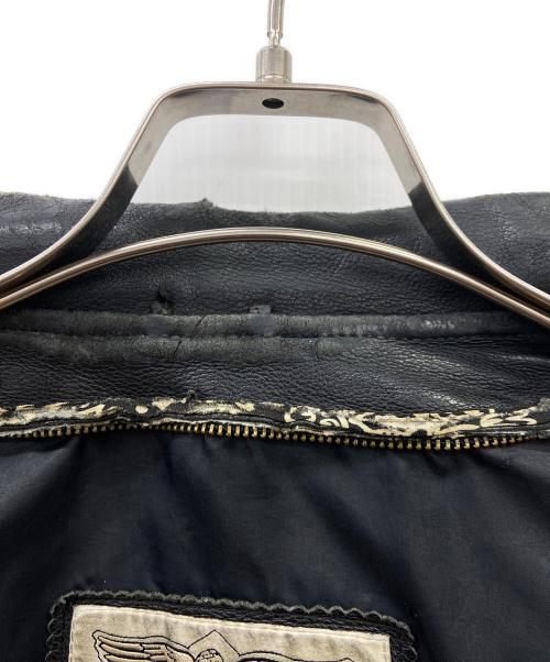 open road（オープンロード）OPEN ROAD (オープンロード) レザーライダースジャケット ブラック サイズ:Mの古着・服飾アイテム