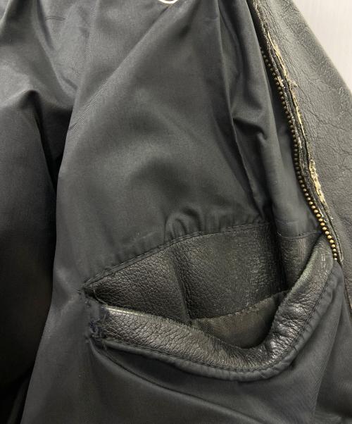 open road（オープンロード）OPEN ROAD (オープンロード) レザーライダースジャケット ブラック サイズ:Mの古着・服飾アイテム