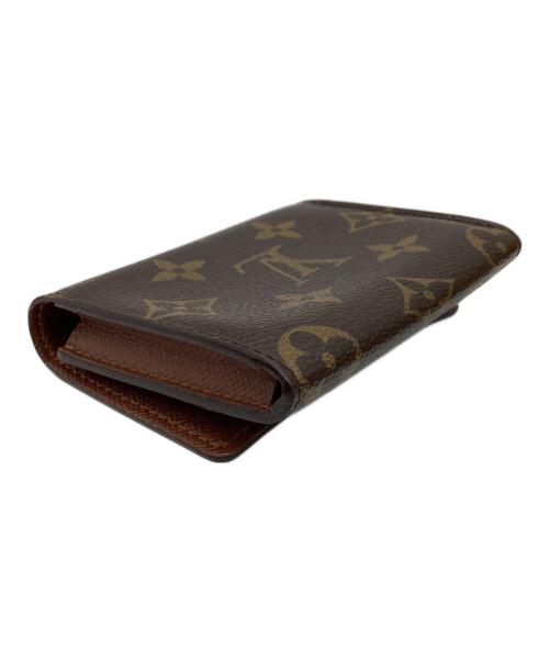 LOUIS VUITTON（ルイ ヴィトン）LOUIS VUITTON (ルイ ヴィトン) LOUIS VUITTON　モノグラム　アンヴェロップ・カルト・ドゥ・ヴィジット　カードケース ブラウンの古着・服飾アイテム