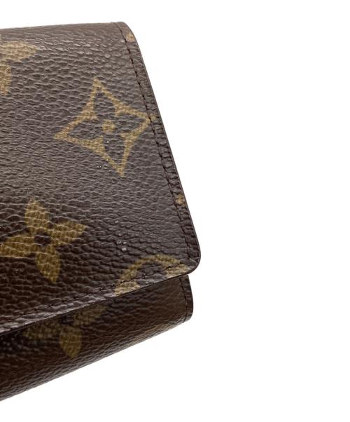 LOUIS VUITTON（ルイ ヴィトン）LOUIS VUITTON (ルイ ヴィトン) LOUIS VUITTON　モノグラム　アンヴェロップ・カルト・ドゥ・ヴィジット　カードケース ブラウンの古着・服飾アイテム