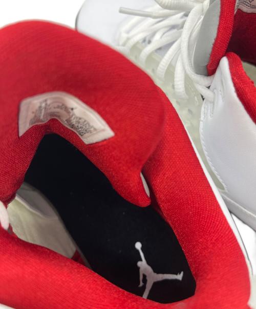 NIKE（ナイキ）NIKE (ナイキ) ハイカットスニーカー ホワイト×レッド サイズ:27.5の古着・服飾アイテム