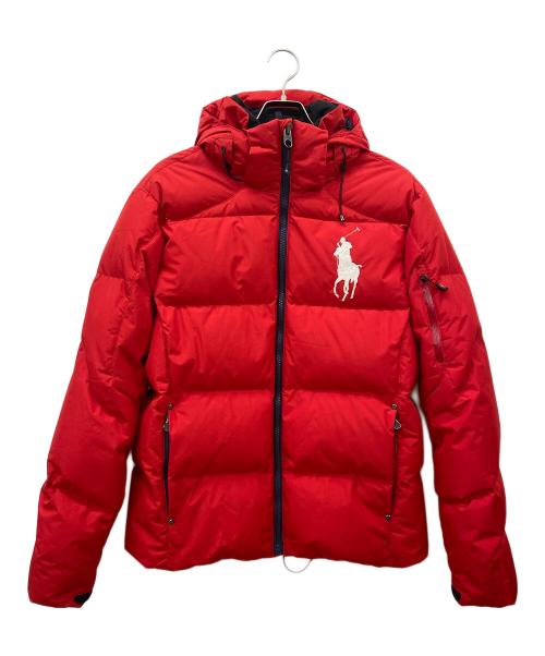 POLO RALPH LAUREN（ポロ・ラルフローレン）POLO RALPH LAUREN (ポロ・ラルフローレン) ダウンジャケット レッド サイズ:Mの古着・服飾アイテム