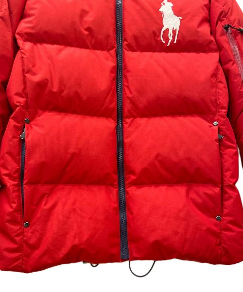 POLO RALPH LAUREN（ポロ・ラルフローレン）POLO RALPH LAUREN (ポロ・ラルフローレン) ダウンジャケット レッド サイズ:Mの古着・服飾アイテム