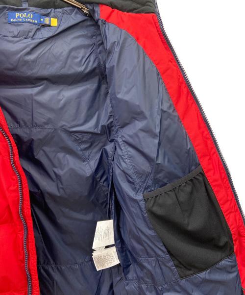 POLO RALPH LAUREN（ポロ・ラルフローレン）POLO RALPH LAUREN (ポロ・ラルフローレン) ダウンジャケット レッド サイズ:Mの古着・服飾アイテム