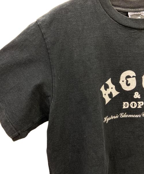 Hysteric Glamour（ヒステリックグラマー）Hysteric Glamour (ヒステリックグラマー) プリントTシャツ ホワイト×ブラック サイズ:Mの古着・服飾アイテム