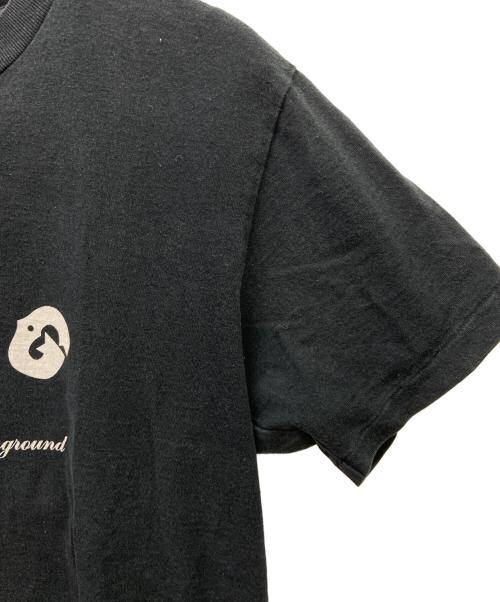 Hysteric Glamour（ヒステリックグラマー）Hysteric Glamour (ヒステリックグラマー) プリントTシャツ ホワイト×ブラック サイズ:Mの古着・服飾アイテム