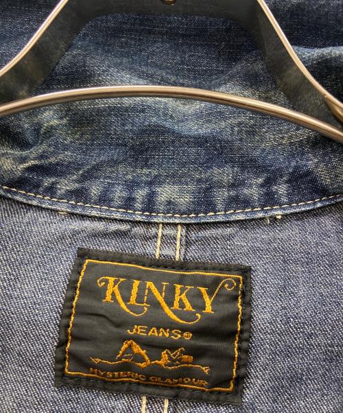 KINKY（キンキーヒステリックグラマー）KINKY (キンキーヒステリックグラマー) デニムジャケット インディゴ サイズ:FREEの古着・服飾アイテム