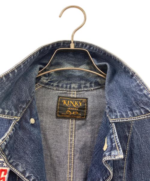 KINKY（キンキーヒステリックグラマー）KINKY (キンキーヒステリックグラマー) デニムジャケット インディゴ サイズ:FREEの古着・服飾アイテム