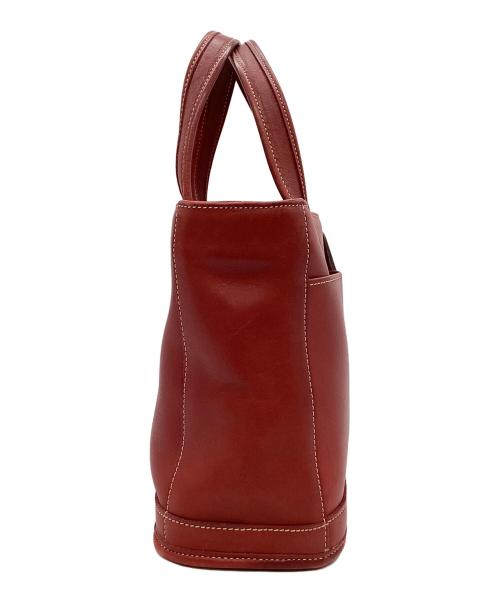 COACH（コーチ）COACH (コーチ) ハンドバッグ レッドの古着・服飾アイテム