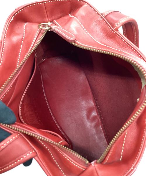 COACH（コーチ）COACH (コーチ) ハンドバッグ レッドの古着・服飾アイテム