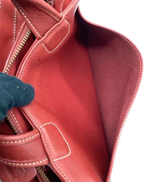 COACH（コーチ）COACH (コーチ) ハンドバッグ レッドの古着・服飾アイテム