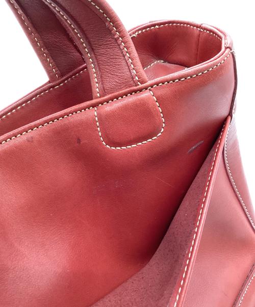 COACH（コーチ）COACH (コーチ) ハンドバッグ レッドの古着・服飾アイテム