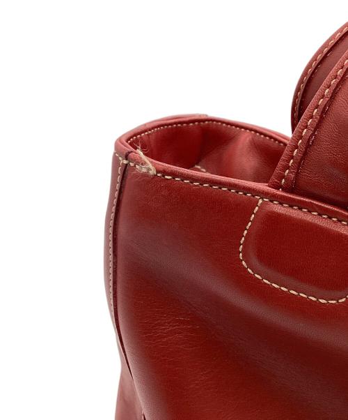 COACH（コーチ）COACH (コーチ) ハンドバッグ レッドの古着・服飾アイテム