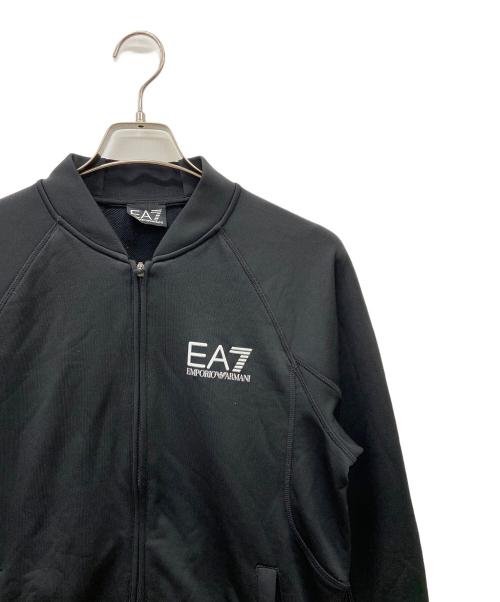 EA7（イーエーセブン）EA7 (イーエーセブン) ジップアップスウェット ブラック サイズ:Mの古着・服飾アイテム