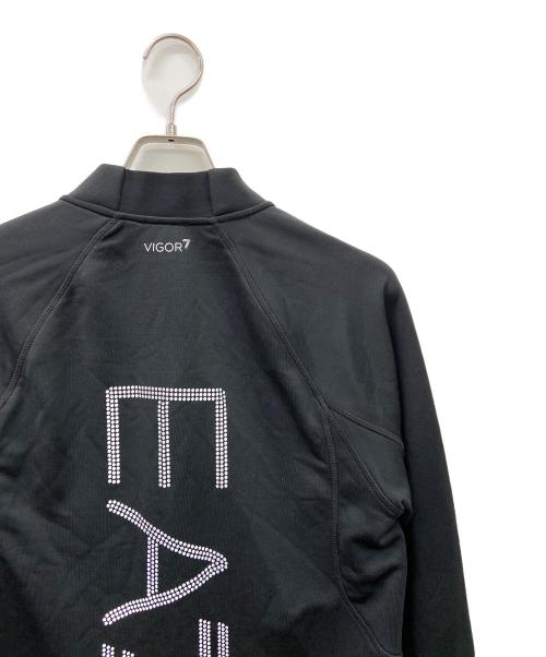 EA7（イーエーセブン）EA7 (イーエーセブン) ジップアップスウェット ブラック サイズ:Mの古着・服飾アイテム