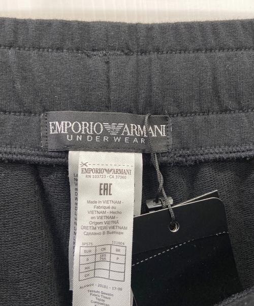 EMPORIO ARMANI（エンポリオ アルマーニ）EMPORIO ARMANI (エンポリオアルマーニ) スウェットパンツ ブラック サイズ:S 未使用品の古着・服飾アイテム