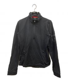 EA7×REEBOK（イーエーセブン×リーボック）の古着「ハーフジップスウェット」｜ブラック