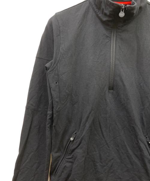EA7（イーエーセブン）EA7 (イーエーセブン) REEBOK (リーボック) ハーフジップスウェット ブラック サイズ:Sの古着・服飾アイテム