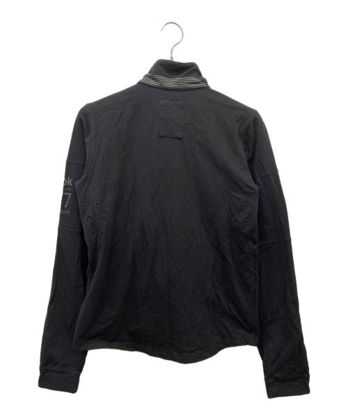 EA7（イーエーセブン）EA7 (イーエーセブン) REEBOK (リーボック) ハーフジップスウェット ブラック サイズ:Sの古着・服飾アイテム
