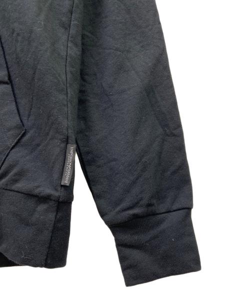 EMPORIO ARMANI（エンポリオアルマーニ）EMPORIO ARMANI (エンポリオアルマーニ) ジップアップスウェット ブラック サイズ:Sの古着・服飾アイテム