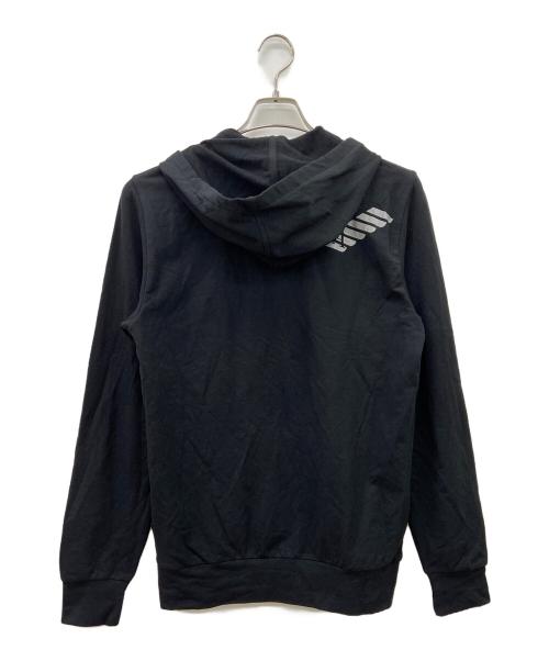 EMPORIO ARMANI（エンポリオアルマーニ）EMPORIO ARMANI (エンポリオアルマーニ) ジップアップスウェット ブラック サイズ:Sの古着・服飾アイテム