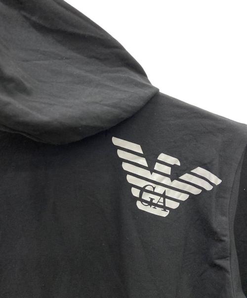 EMPORIO ARMANI（エンポリオアルマーニ）EMPORIO ARMANI (エンポリオアルマーニ) ジップアップスウェット ブラック サイズ:Sの古着・服飾アイテム