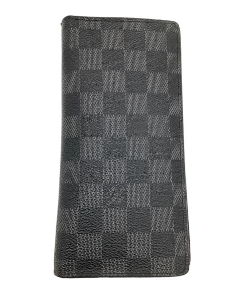 LOUIS VUITTON（ルイ ヴィトン）LOUIS VUITTON (ルイ ヴィトン) LOUIS VUITTON　ダミエ・グラフィット　長財布 ブラックの古着・服飾アイテム