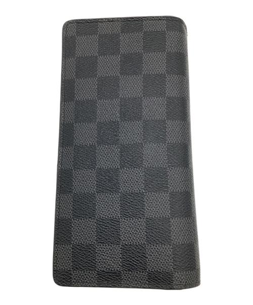 LOUIS VUITTON（ルイ ヴィトン）LOUIS VUITTON (ルイ ヴィトン) LOUIS VUITTON　ダミエ・グラフィット　長財布 ブラックの古着・服飾アイテム