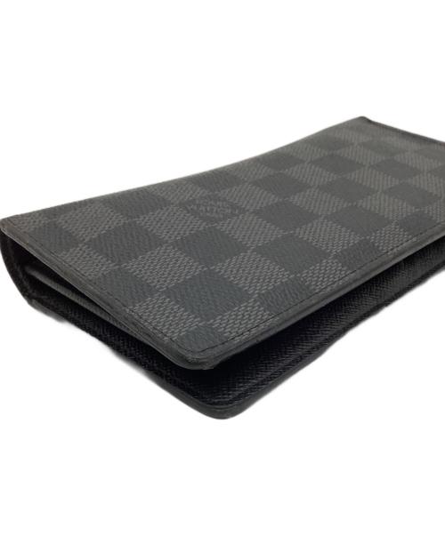 LOUIS VUITTON（ルイ ヴィトン）LOUIS VUITTON (ルイ ヴィトン) LOUIS VUITTON　ダミエ・グラフィット　長財布 ブラックの古着・服飾アイテム