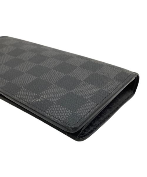 LOUIS VUITTON（ルイ ヴィトン）LOUIS VUITTON (ルイ ヴィトン) LOUIS VUITTON　ダミエ・グラフィット　長財布 ブラックの古着・服飾アイテム