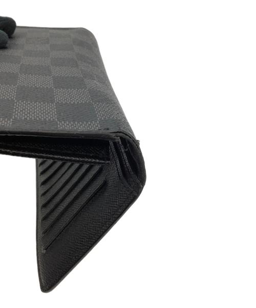 LOUIS VUITTON（ルイ ヴィトン）LOUIS VUITTON (ルイ ヴィトン) LOUIS VUITTON　ダミエ・グラフィット　長財布 ブラックの古着・服飾アイテム