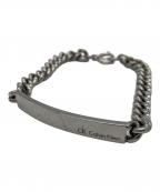 ck Calvin Kleinシーケーカルバンクライン）の古着「ck Calvin Klein　IDブレスレット」｜シルバーカラー