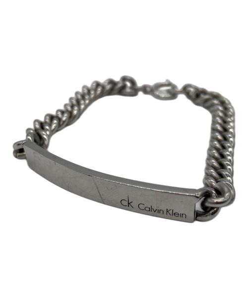ck Calvin Klein（シーケーカルバンクライン）ck Calvin Klein (シーケーカルバンクライン) ck Calvin Klein　IDブレスレット シルバーカラーの古着・服飾アイテム