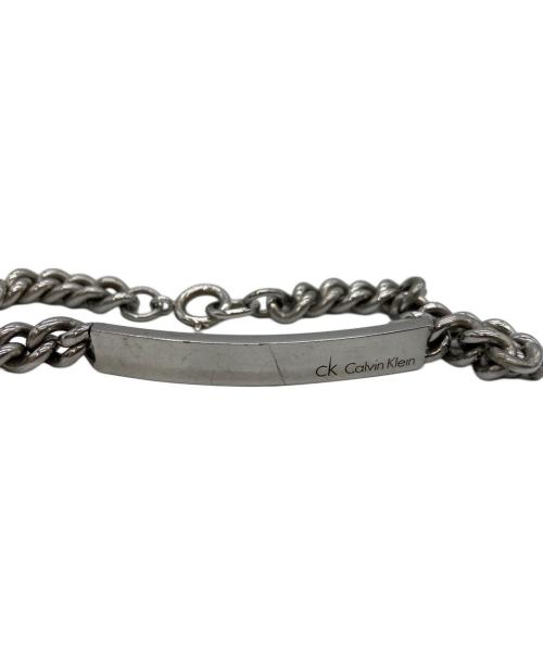 ck Calvin Klein（シーケーカルバンクライン）ck Calvin Klein (シーケーカルバンクライン) ck Calvin Klein　IDブレスレット シルバーカラーの古着・服飾アイテム