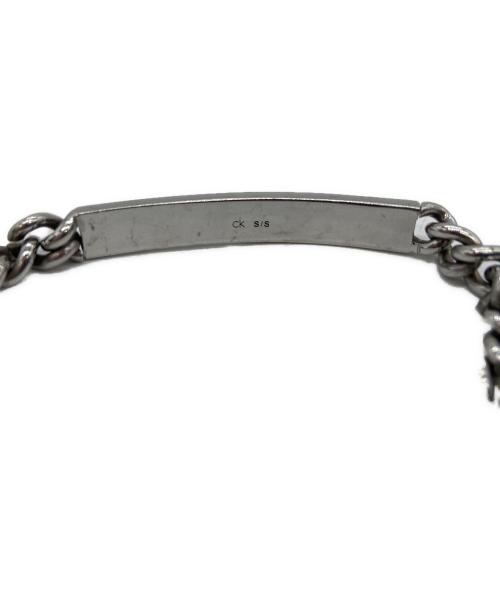 ck Calvin Klein（シーケーカルバンクライン）ck Calvin Klein (シーケーカルバンクライン) ck Calvin Klein　IDブレスレット シルバーカラーの古着・服飾アイテム