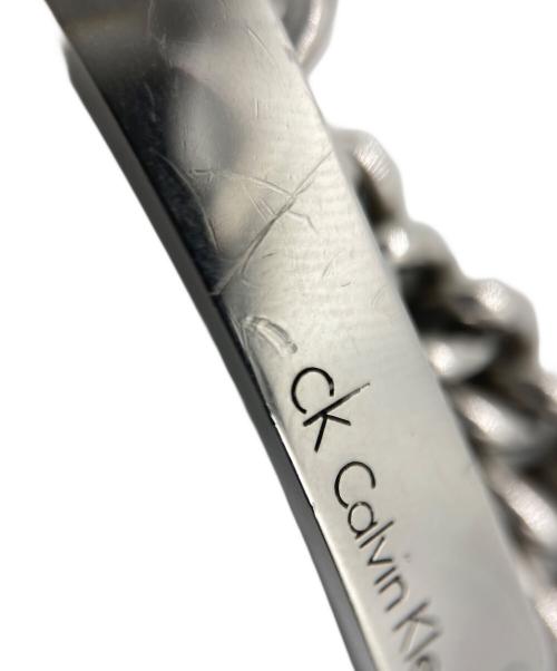 ck Calvin Klein（シーケーカルバンクライン）ck Calvin Klein (シーケーカルバンクライン) ck Calvin Klein　IDブレスレット シルバーカラーの古着・服飾アイテム