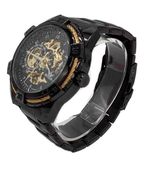 sewor（セウォール）sewor (セウォール) 腕時計 ブラック×ゴールドの古着・服飾アイテム