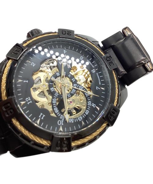 sewor（セウォール）sewor (セウォール) 腕時計 ブラック×ゴールドの古着・服飾アイテム