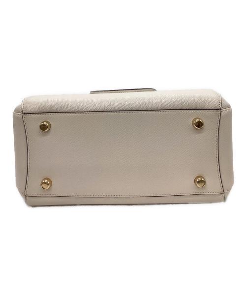 COACH（コーチ）COACH (コーチ) ハンドバッグ アイボリーの古着・服飾アイテム