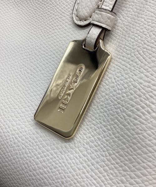 COACH（コーチ）COACH (コーチ) ハンドバッグ アイボリーの古着・服飾アイテム