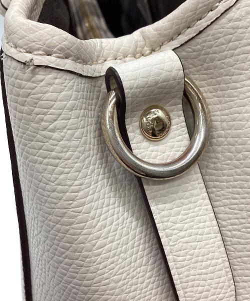 COACH（コーチ）COACH (コーチ) ハンドバッグ アイボリーの古着・服飾アイテム
