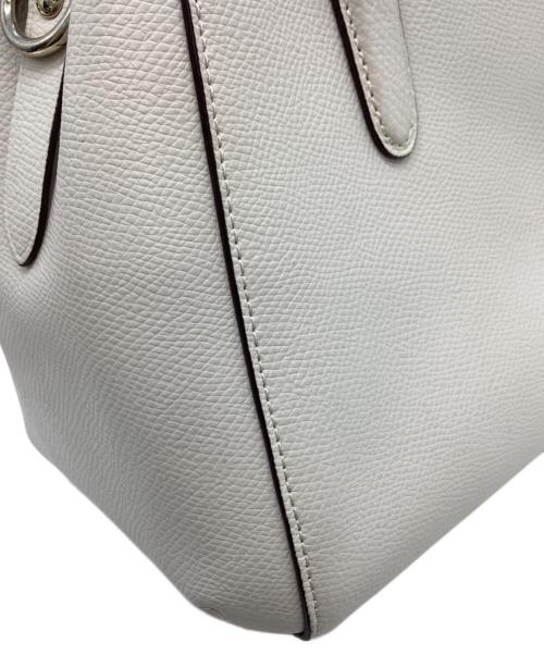 COACH（コーチ）COACH (コーチ) ハンドバッグ アイボリーの古着・服飾アイテム