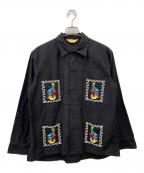 PENNEYSペニーズ）の古着「長袖シャツ」｜ブラック×ホワイト