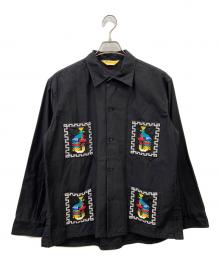 PENNEYS（ペニーズ）の古着「長袖シャツ」｜ブラック×ホワイト