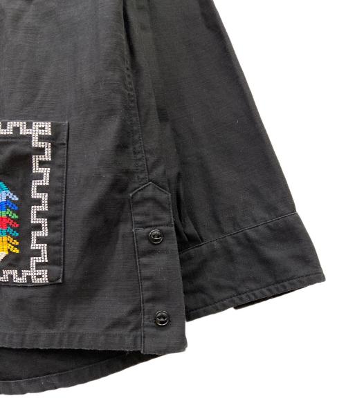 PENNEYS（ペニーズ）penneys (ペニーズ) 長袖シャツ ブラック×ホワイト サイズ:Mの古着・服飾アイテム